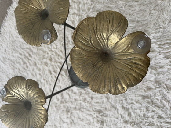 Image 1 of Couchtisch Seerose Bronze Vintage