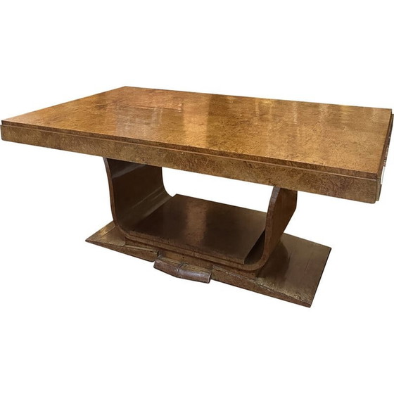 Image 1 of Vintage-Tisch mit Erweiterungen auf Leierfuß