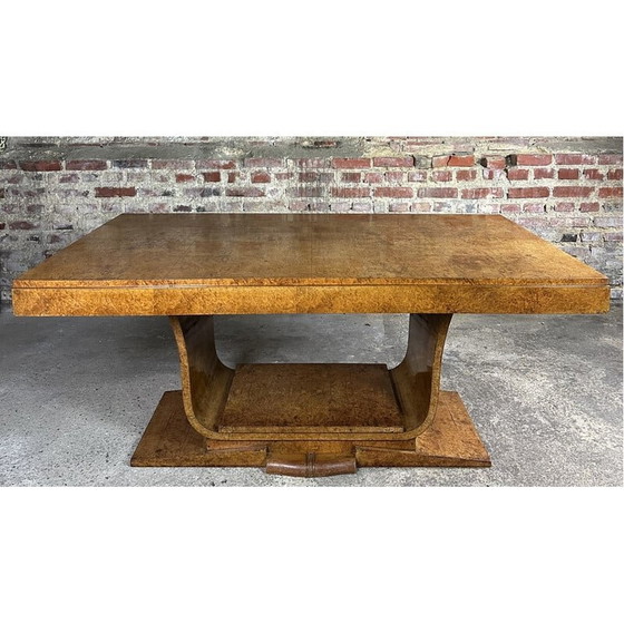 Image 1 of Vintage-Tisch mit Erweiterungen auf Leierfuß