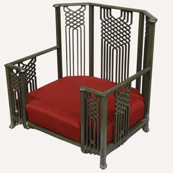 Image 1 of Italienischer Chinoiserie-Sessel von Giorgetti, 1970er Jahre