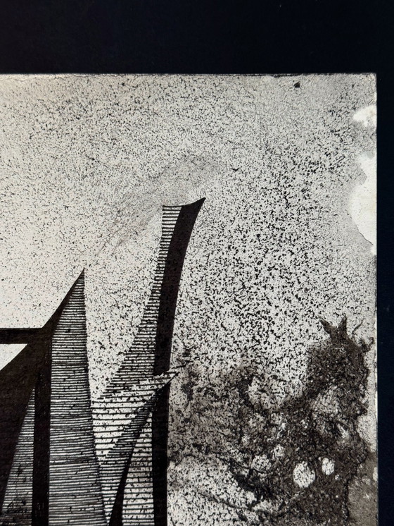 Image 1 of Ein Satz von 2 Kunstwerken mit Elementen der Collage - Eugene Eechaut (1928-2019)