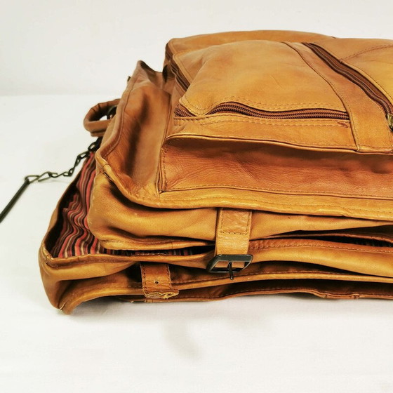 Image 1 of Reisetasche aus Leder, Kolumbien 1970er Jahre