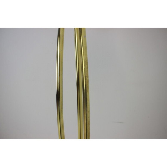 Image 1 of Vintage Stehlampe aus Messing, Kunststoff und Leder, Tschechoslowakei 1960