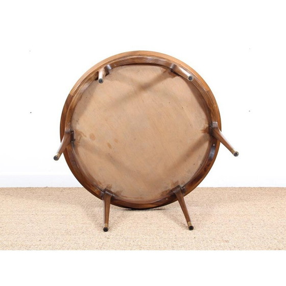 Image 1 of Skandinavischer Couchtisch aus Nussbaumholz von Ole Wanscher für Andreas Jeppe Iversen, 1950