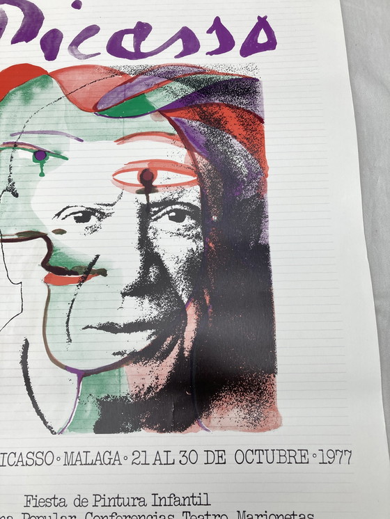 Image 1 of 2 Vintage-Plakate, Ausstellung, Hommage An Pablo Picasso