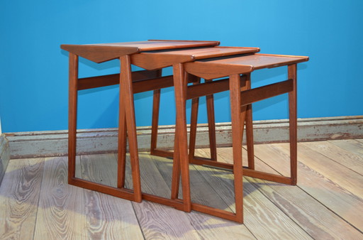 Teak Satztische 60Er Jahre Danish Design