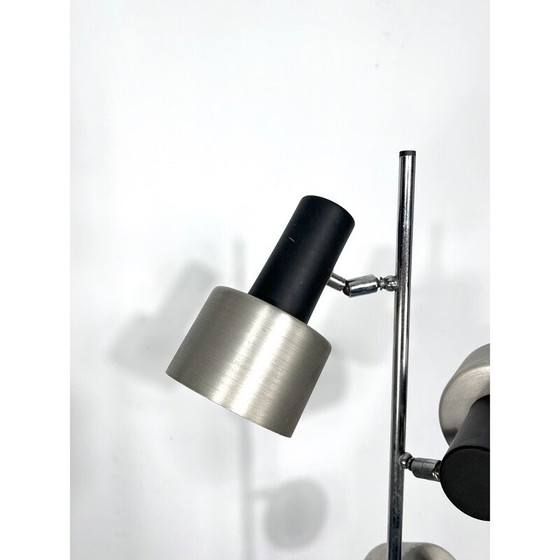 Image 1 of Mid Century Stehleuchte aus Marmor und Metall mit drei Armen, Italien 1960er Jahre