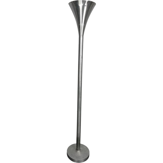 Image 1 of Mid Century Aluminium Stehleuchte Luminator von Stilux Milano, Italien 1960er Jahre