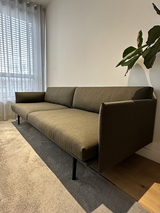 Muuto Outline 3-Sitzer Sofa Armee Grün