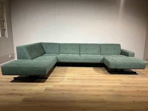 Image 1 of Montel Traffic Ecksofa - Leaf Forest Green - Stoff - Design