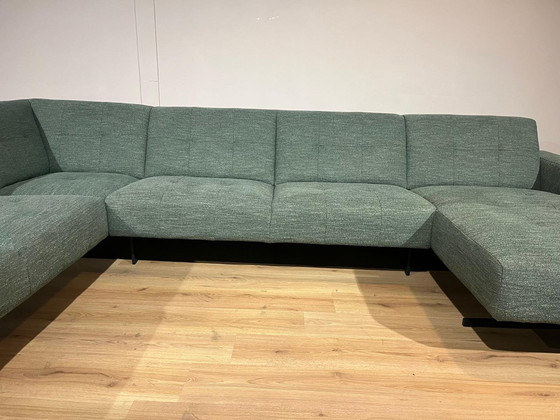 Image 1 of Montel Traffic Ecksofa - Leaf Forest Green - Stoff - Design