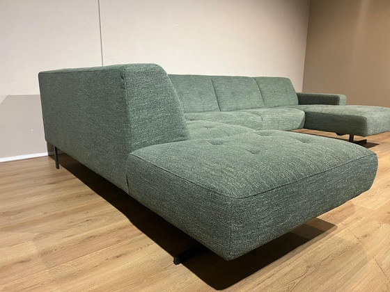 Image 1 of Montel Traffic Ecksofa - Leaf Forest Green - Stoff - Design