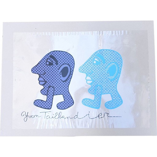 Capitipede duo 6 Vintage-Siebdruck von Yvon Taillandier, 2015