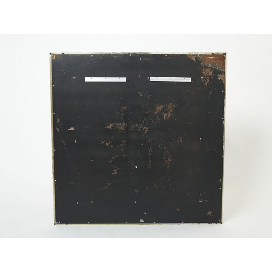 Image 1 of Vintage-Spiegel aus verchromtem und verkupfertem Metall von Belgo Chrome, 1970
