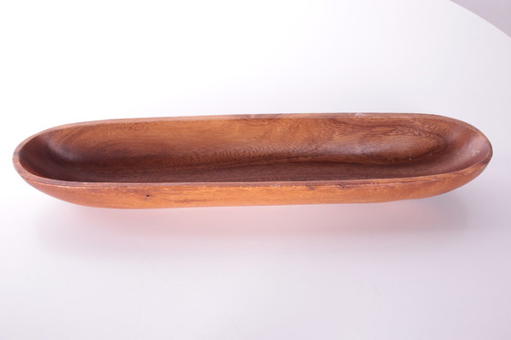 Image 1 of Vintage Brotschale aus Teakholz 1960er Jahre aus Dänemark