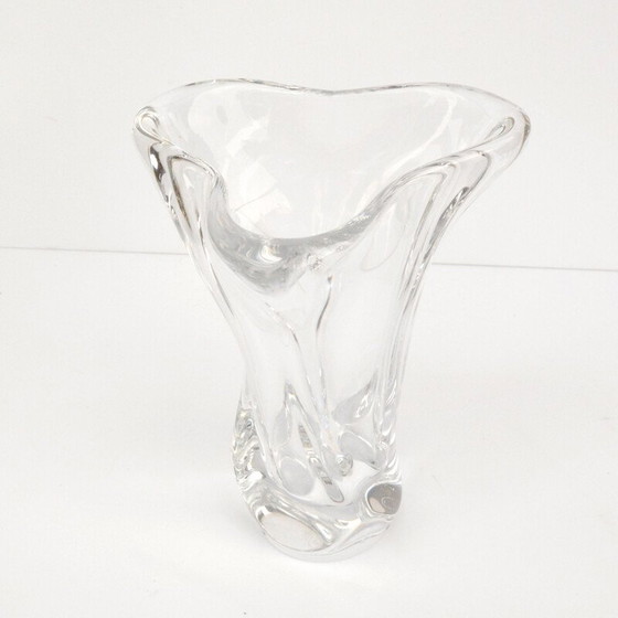 Image 1 of Vintage-Vase aus Kristall von Art Vannes, Frankreich 1970er Jahre
