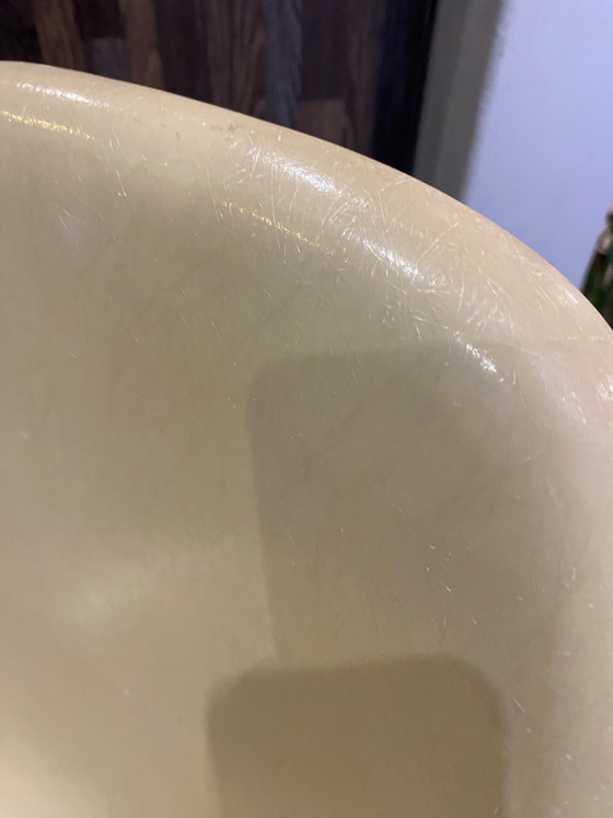 Image 1 of Stuhl DSR Weiß Gebrochen Parchment Eames Herman Miller Vintage