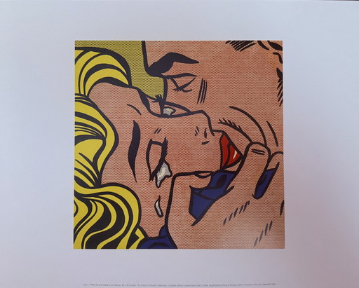 Roy Lichtenstein: "Kuss V, 1964".