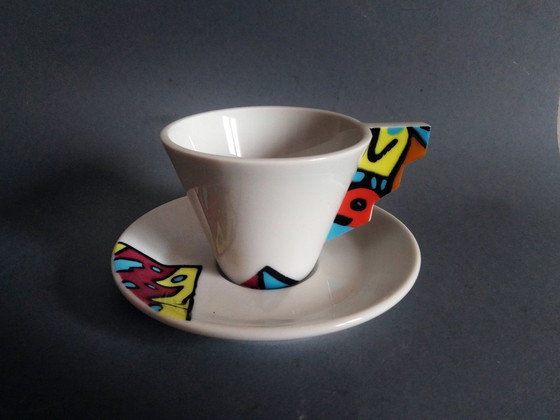 Image 1 of Heide Warlamis 'Wiener Sammlung' Pop-Art/Postmoderne Tasse 1980er Jahre