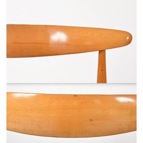 Image 1 of Vintage Fh4103 Heart Esszimmerstühle von Hans Wegner für Fritz Hansen, Dänemark 1950er Jahre