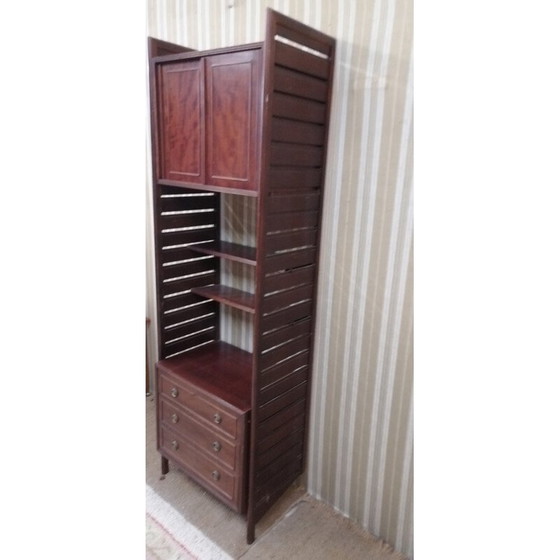 Image 1 of Vintage Mahagoni Bücherregal mit 3 Schubladen