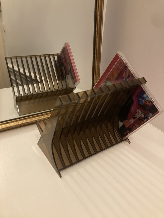Image 1 of Vintage Compact Disk Rack (3 Einheiten)