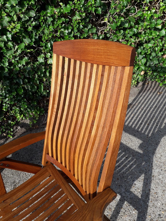 Image 1 of 4x Klappstühle aus Teakholz und Garten