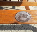 4x Klappstühle aus Teakholz und Garten