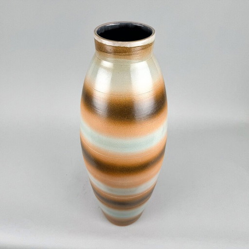 Keramik-Bodenvase aus der Mitte des Jahrhunderts, Tschechoslowakei 1970