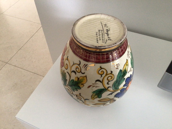 Image 1 of Schöne Art Deco Vase N.Bequet Belgien