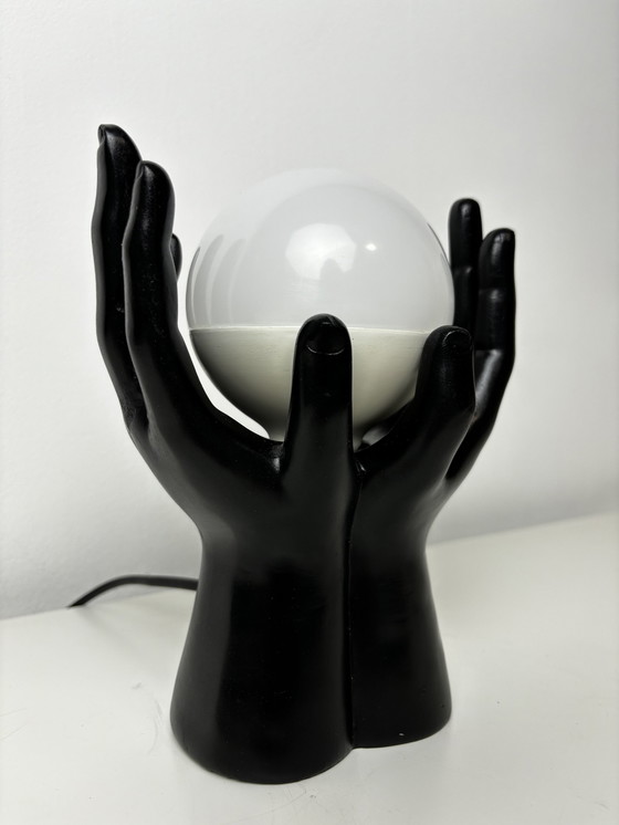 Image 1 of Art Deco Hands Tischlampe