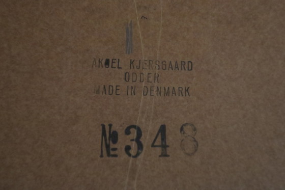 Image 1 of Dänischer Wandspiegel aus Teakholz und Messing von Aksel Kjersgaard, Dänemark 1960er Jahre