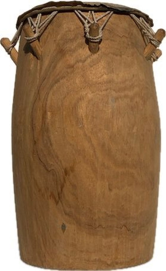 Image 1 of Ghanaische Atumpan-Sprechtrommeln - 2x Satz à 5 Stück