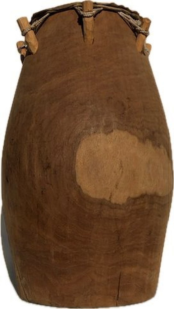 Image 1 of Ghanaische Atumpan-Sprechtrommeln - 2x Satz à 5 Stück