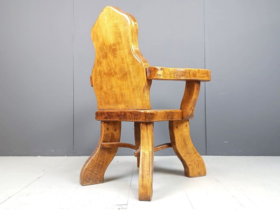 Image 1 of Vintage Brutalist Armchair, 1960er Jahre (mehrere Stücke auf Lager)
