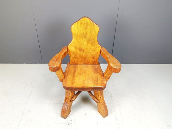 Image 1 of Vintage Brutalist Armchair, 1960er Jahre (mehrere Stücke auf Lager)