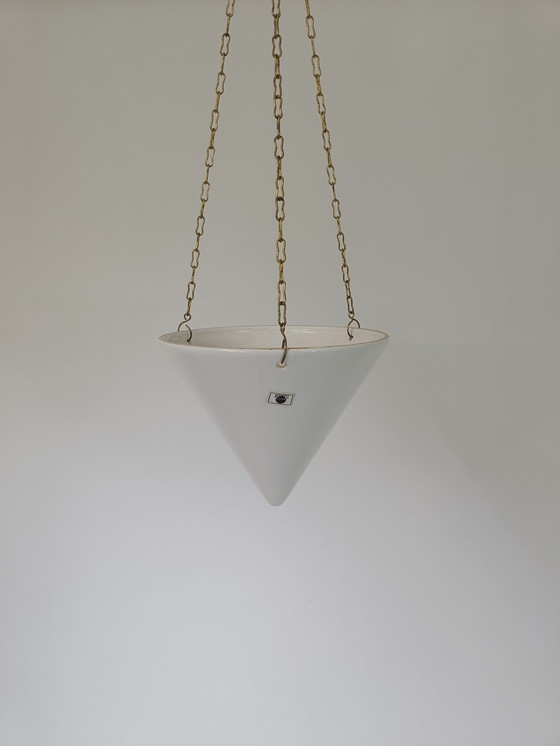 Image 1 of Hängender Blumentopf Vintage - 1980er Jahre