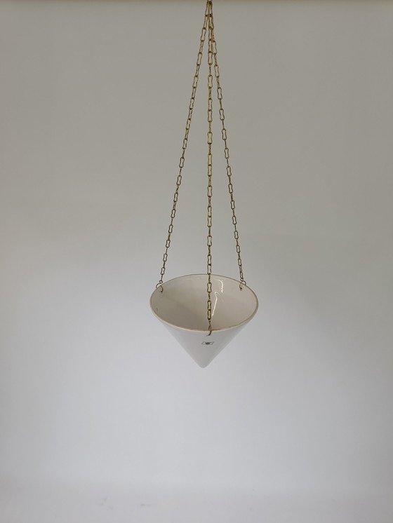 Image 1 of Hängender Blumentopf Vintage - 1980er Jahre