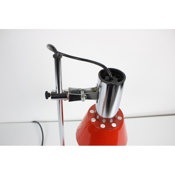 Image 1 of Vintage Tischlampe aus Metall und Chrom, Deutschland 1970er