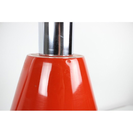 Image 1 of Vintage Tischlampe aus Metall und Chrom, Deutschland 1970er