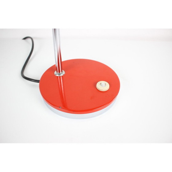 Image 1 of Vintage Tischlampe aus Metall und Chrom, Deutschland 1970er