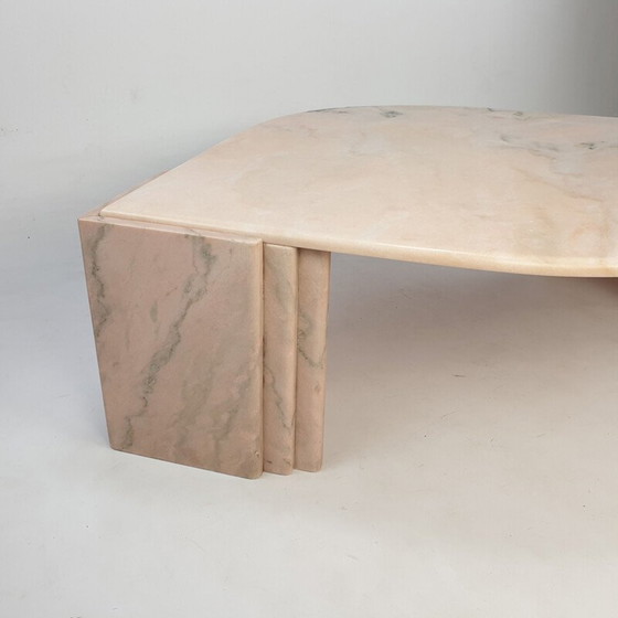 Image 1 of Vintage Marmor Couchtisch, Italien 1980