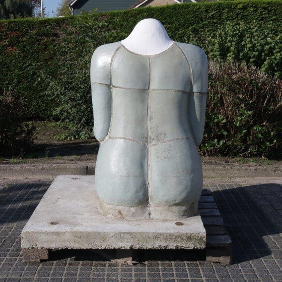 Image 1 of "Sitzende Figur" Skulptur von Jan Snoeck, Niederlande 1980