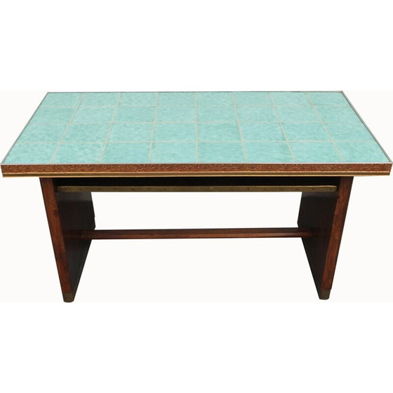 Image 1 of Vintage Couchtisch aus dunklem Holz, Deutschland 1950