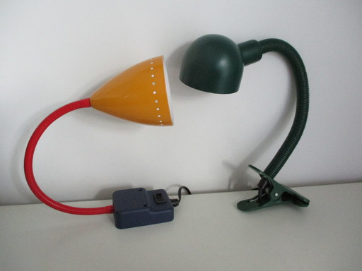 2x Happy Light Retro-Lampen