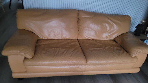 Montel Sofa ockergelb