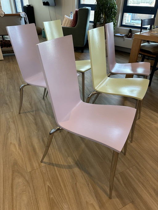 5X Tango Stühle von Philippe Starck