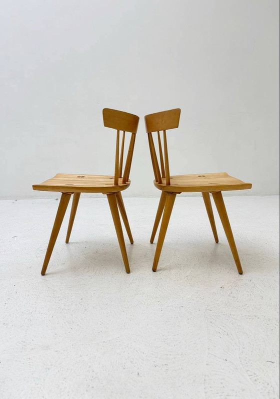 Image 1 of Mid-Century Sprossenstühlen Set Von Paul Mccobb Planner Group, 1920Er