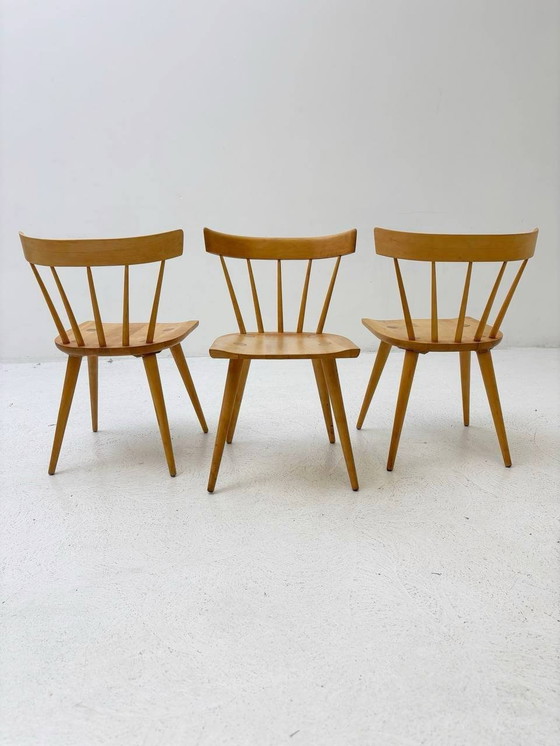 Image 1 of Mid-Century Sprossenstühlen Set Von Paul Mccobb Planner Group, 1920Er