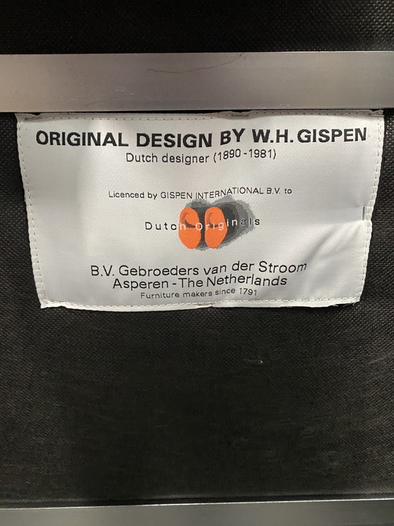 Image 1 of 31x Gebr van der Stroom Niederländische Originale Modell Gispen R413 Stühle